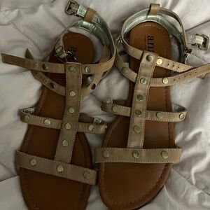 A.n.a Brown Strappy Sandals